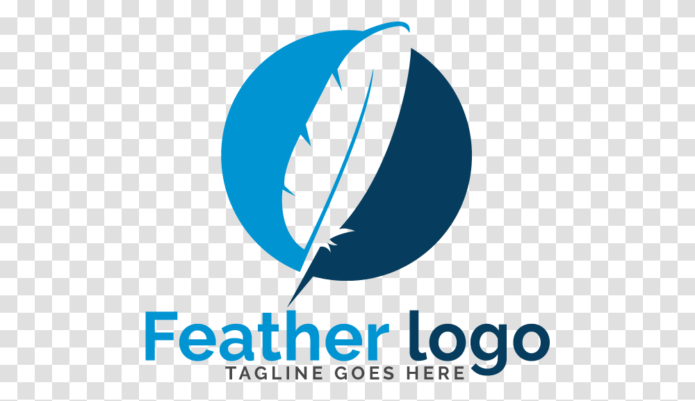 Feather Elegant Logo Design Graphic Design, Moon, Outer Space, Night Transparent Png