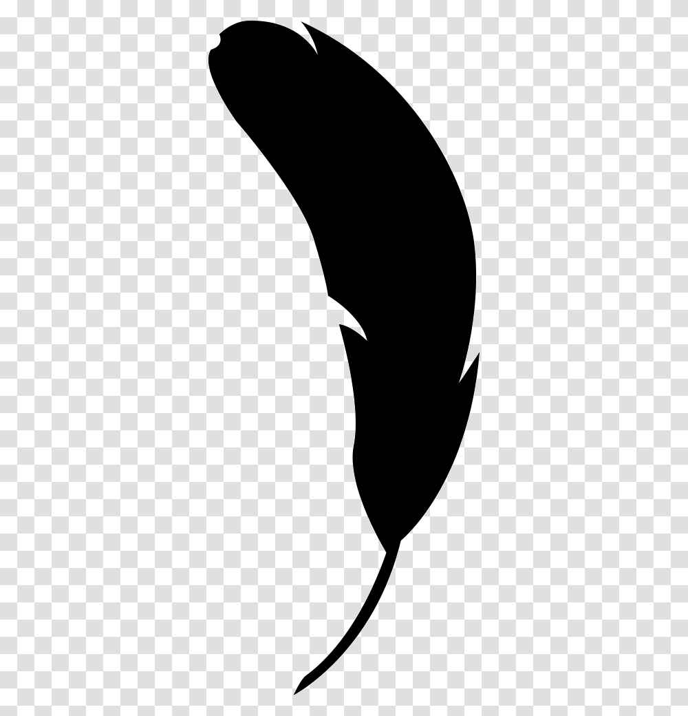 Feather Filled Natural Shape Icon Free Download, Silhouette, Stencil, Animal, Penguin Transparent Png