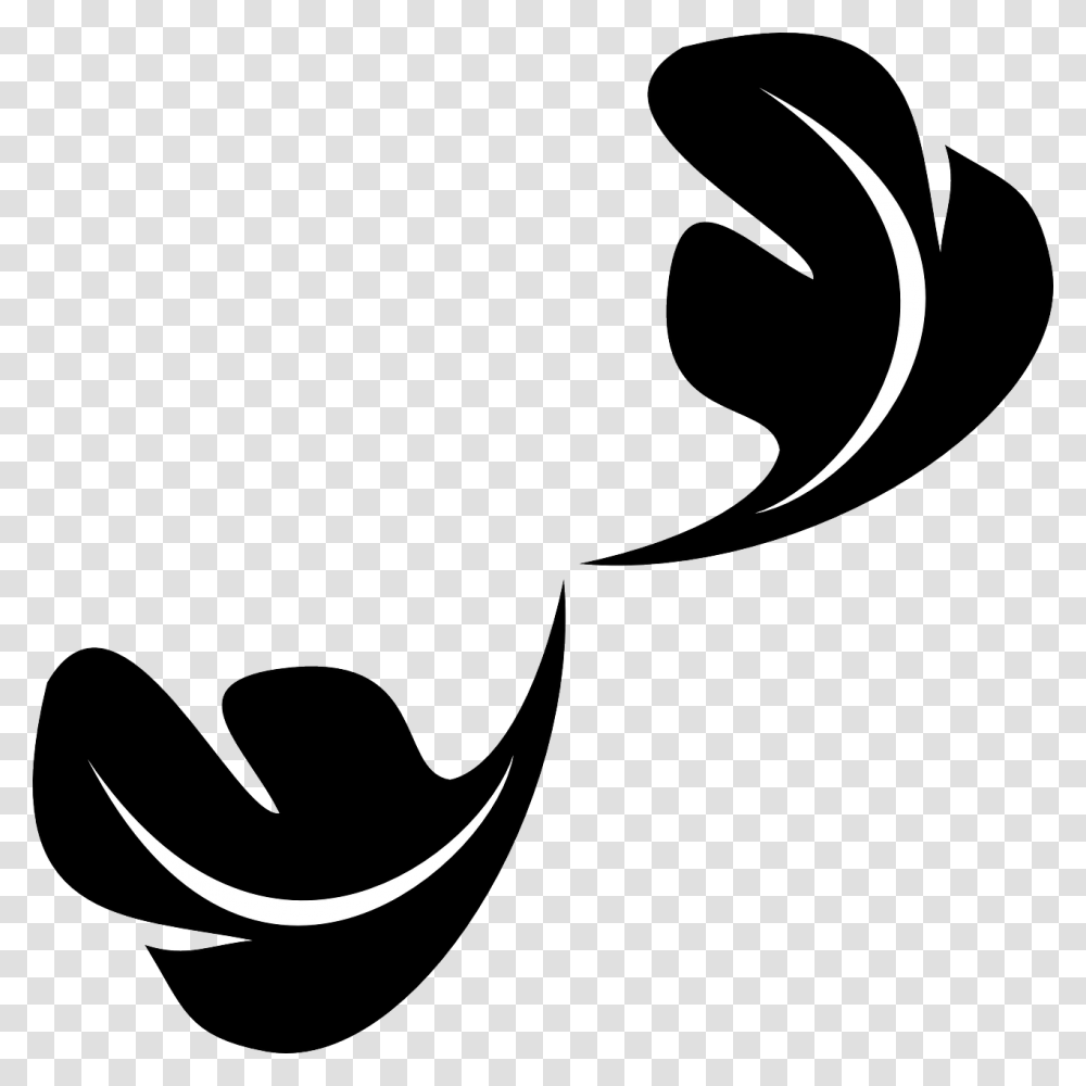 Feather Flying Soft Flourish Image Feather, Stencil, Shovel Transparent Png