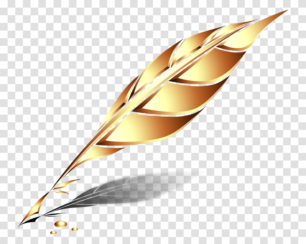 Feather, Pen, Lamp, Fountain Pen, Bottle Transparent Png