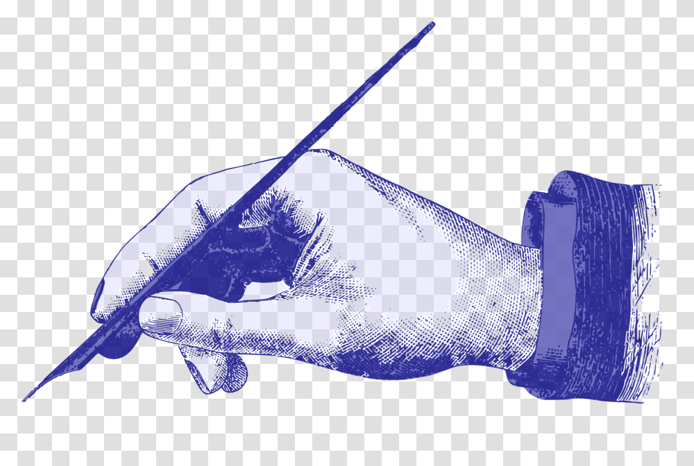 Feather Pen Pen In Hand, Weapon, Sock, Animal, Blade Transparent Png
