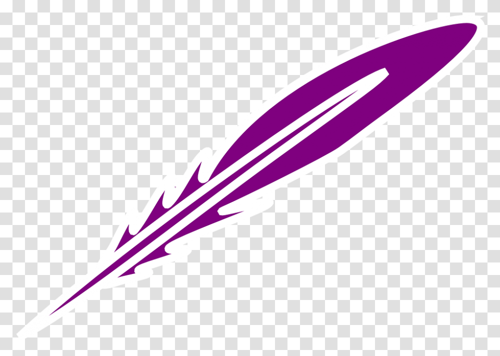 Feather Purple Writing Graphic Artsy Raven Writing Purple, Baseball Bat, Team Sport, Sports, Softball Transparent Png