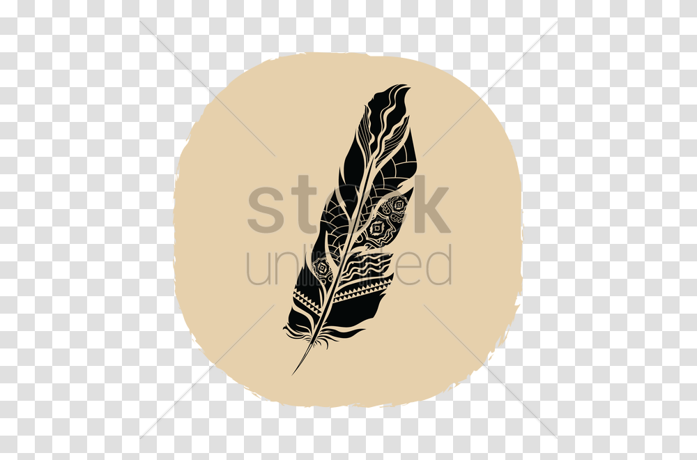 Feather Tattoo Vector Image, Leaf, Plant, Bottle, Soccer Ball Transparent Png