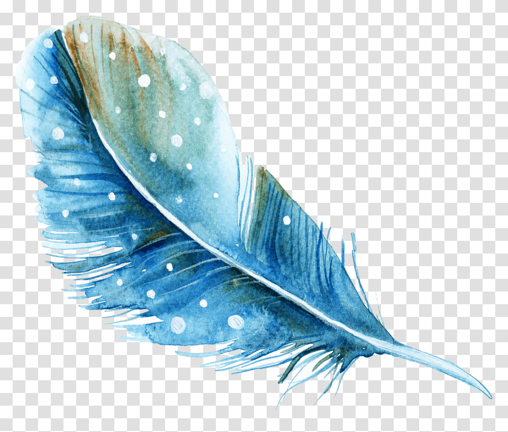 Feather Watercolor Painting Feather Watercolor, Bottle, Leaf, Plant, Ink Bottle Transparent Png