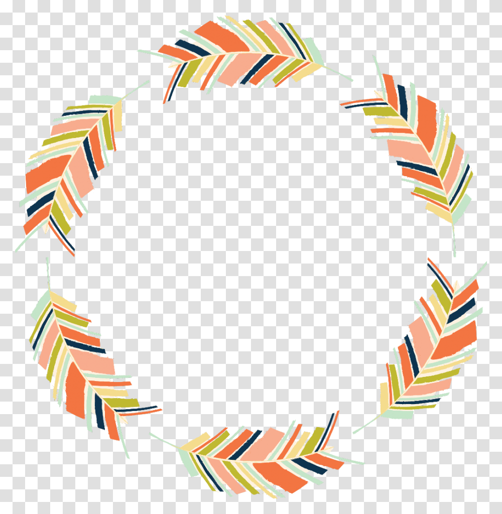 Feather Wreath Clipart Circle, Floral Design, Pattern Transparent Png