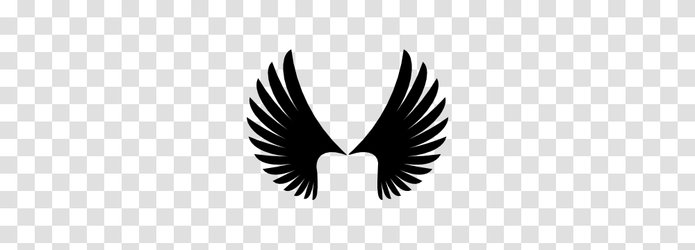 Feathered Angel Wings Sticker, Eagle, Bird, Animal Transparent Png