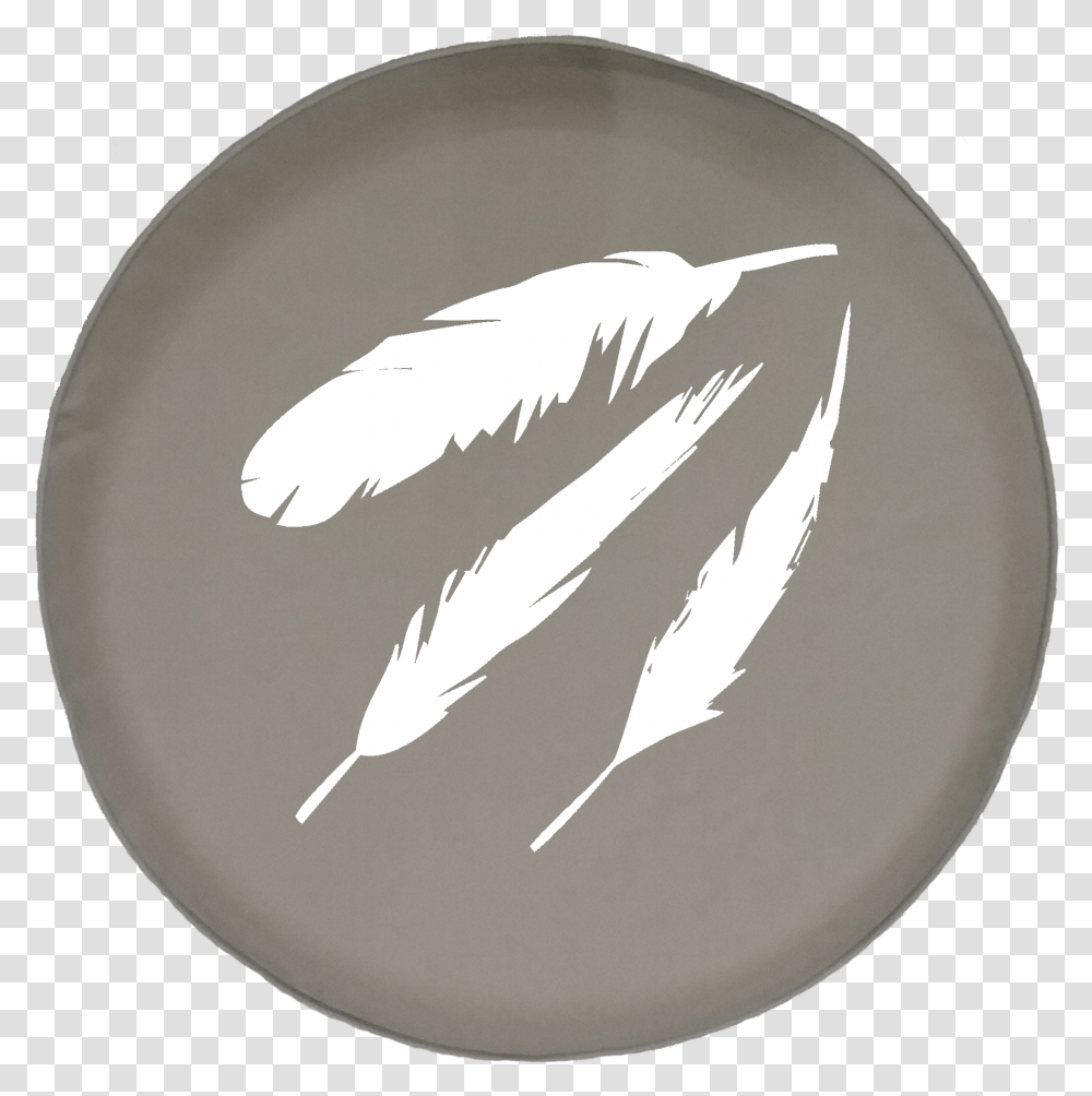 Feathers Blowing In The Wind Wall Clock, Dish, Bird, Animal Transparent Png