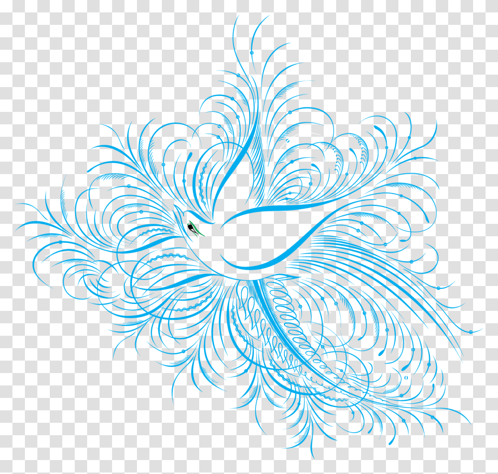 Feathers, Floral Design, Pattern Transparent Png