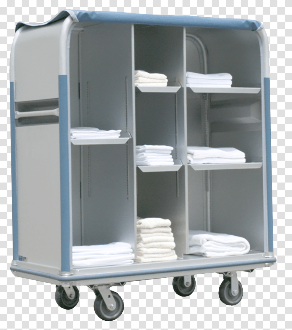 Featherweight Open Linen Cart Linen Cart, Furniture, Shelf, Cupboard, Closet Transparent Png