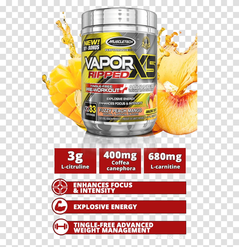 Featured Mobile Vaporx5 Ripped Muscletech Vapor X5 Ripped, Poster, Advertisement, Flyer, Paper Transparent Png