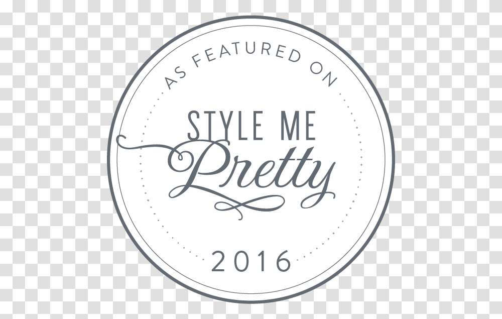 Featured On Style Me Pretty 2017, Label, Coin, Money Transparent Png