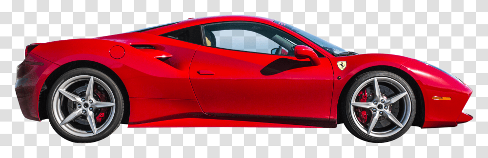 Features On The Ferrari 488 Gtb Top, Tire, Car, Vehicle, Transportation Transparent Png