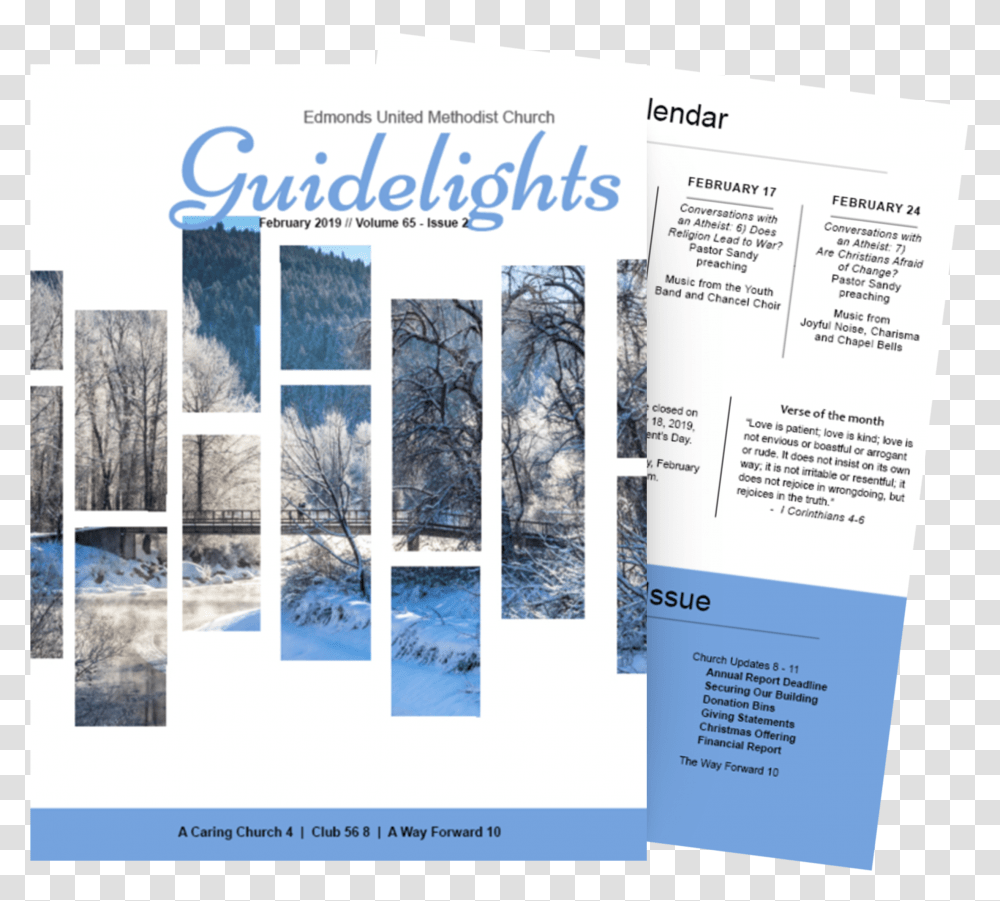 February Guidelights Image Flyer, Advertisement, Poster, Paper, Brochure Transparent Png