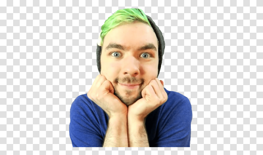 February Youtuber Male Jacksepticeye Over The Hedge Hammy Meme, Face, Person, Head, Clothing Transparent Png