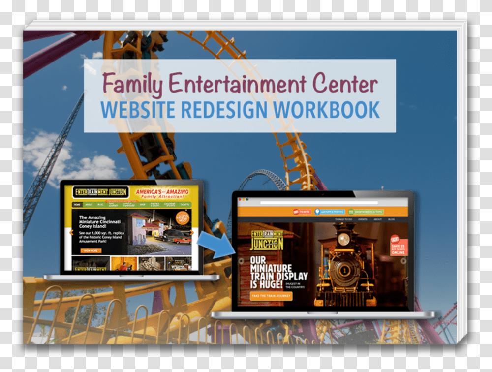 Fec Website Redesign Guide, Scoreboard, Roller Coaster, Amusement Park Transparent Png