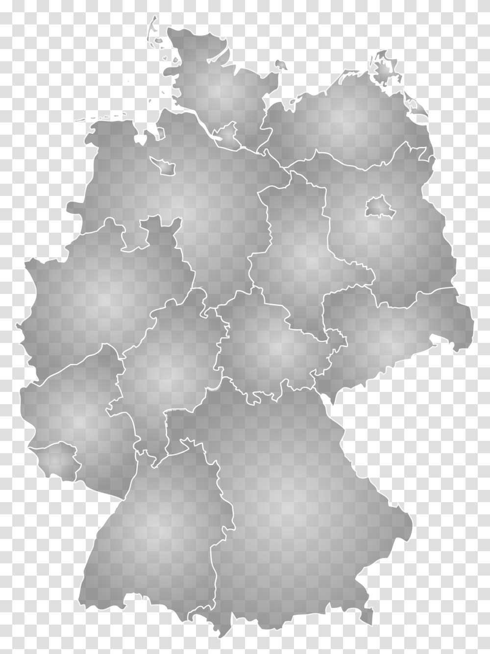 Federal Republic Of Germany, Map, Diagram, Plot, Atlas Transparent Png