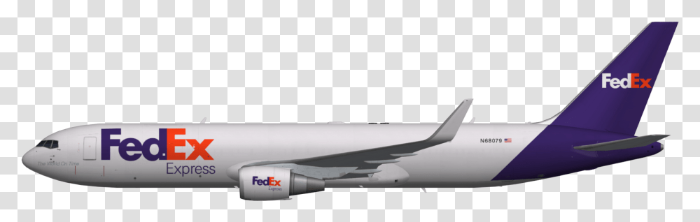 Fedex 767, Airplane, Aircraft, Vehicle, Transportation Transparent Png