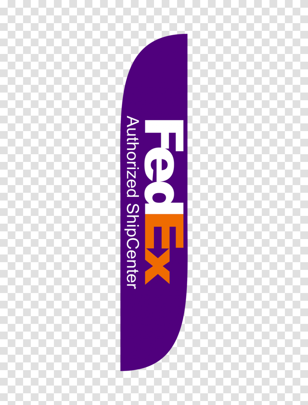 Fedex Authorized Ship Center Feather Flag Purple, Apparel, Sash, First Aid Transparent Png
