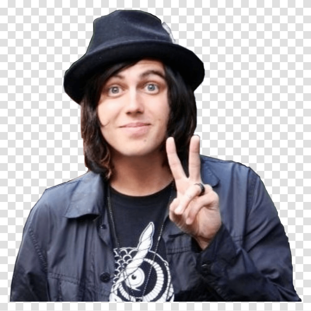 Fedora, Face, Person, Hat Transparent Png