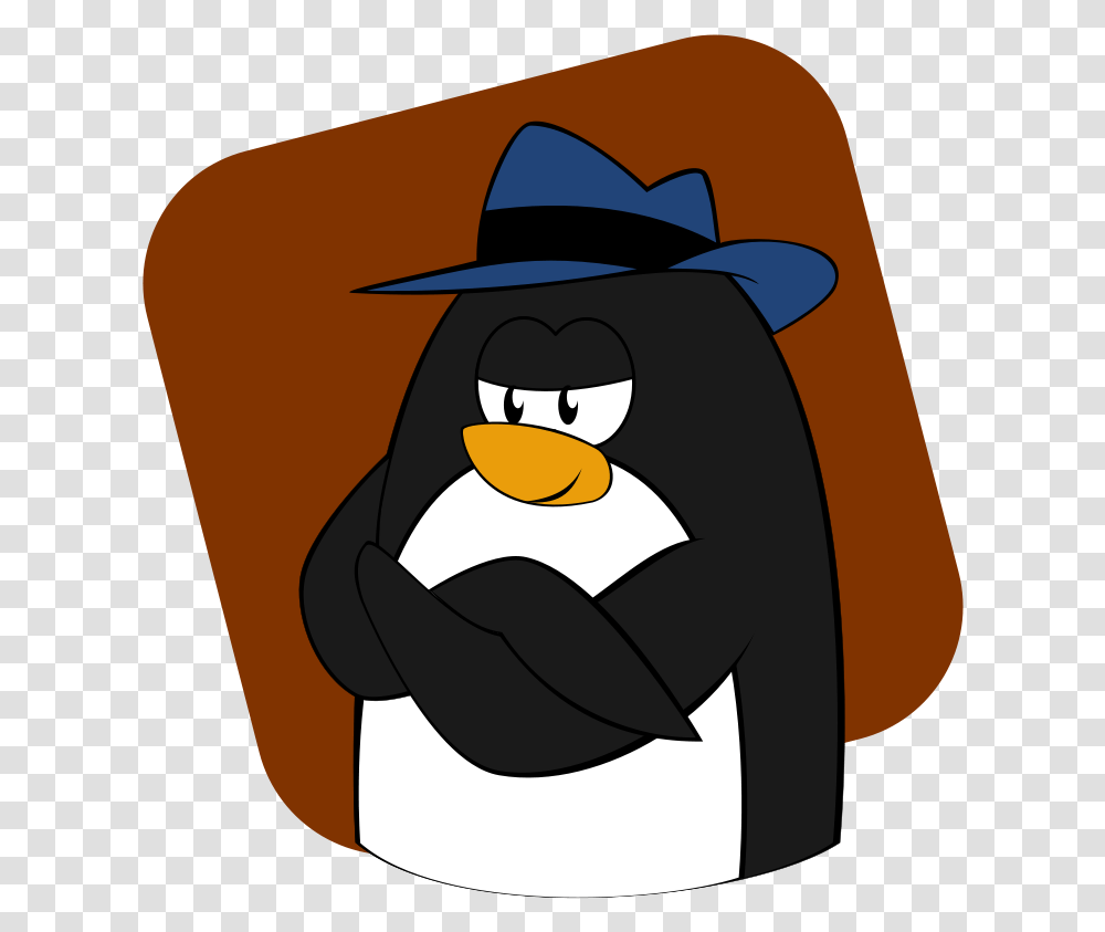 Fedora Penguin Penguin In A Fedora, Apparel, Hat, Cowboy Hat Transparent Png
