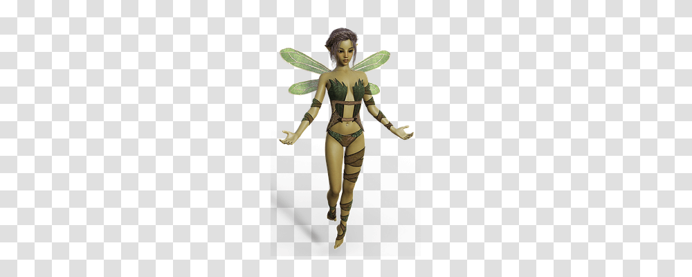 Fee Person, Elf, Green, Bronze Transparent Png