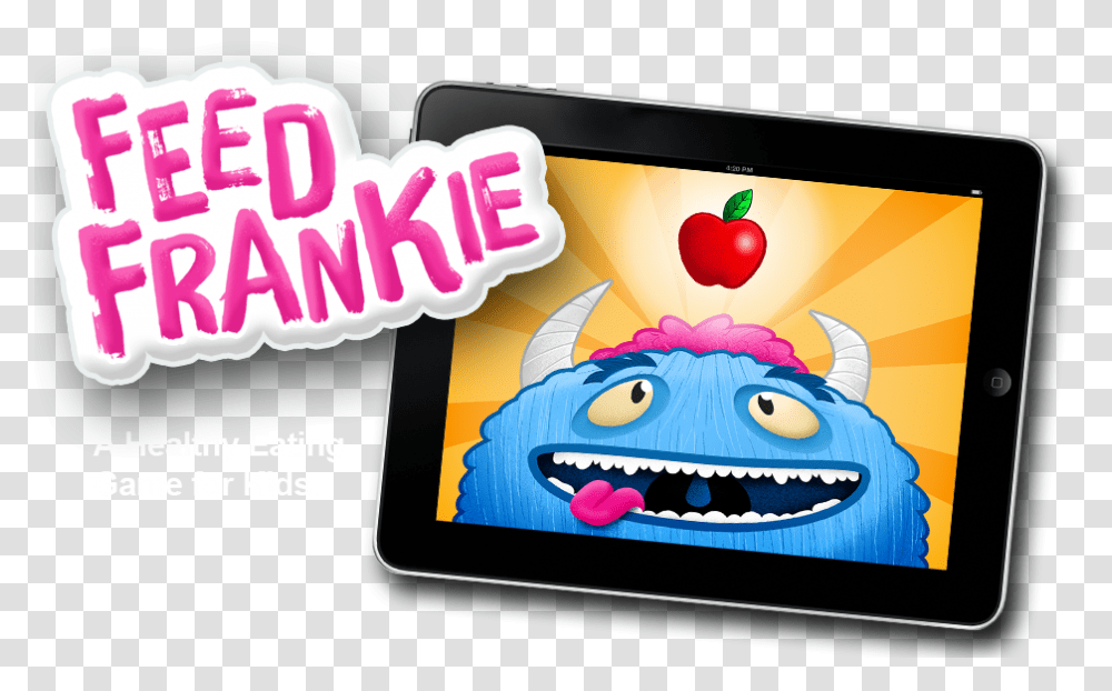 Feed Frankie Game Design Portable Communications Device, Computer, Electronics, Tablet Computer, Screen Transparent Png