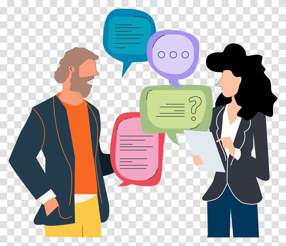 Feedback Conversation, Person, People, Document Transparent Png