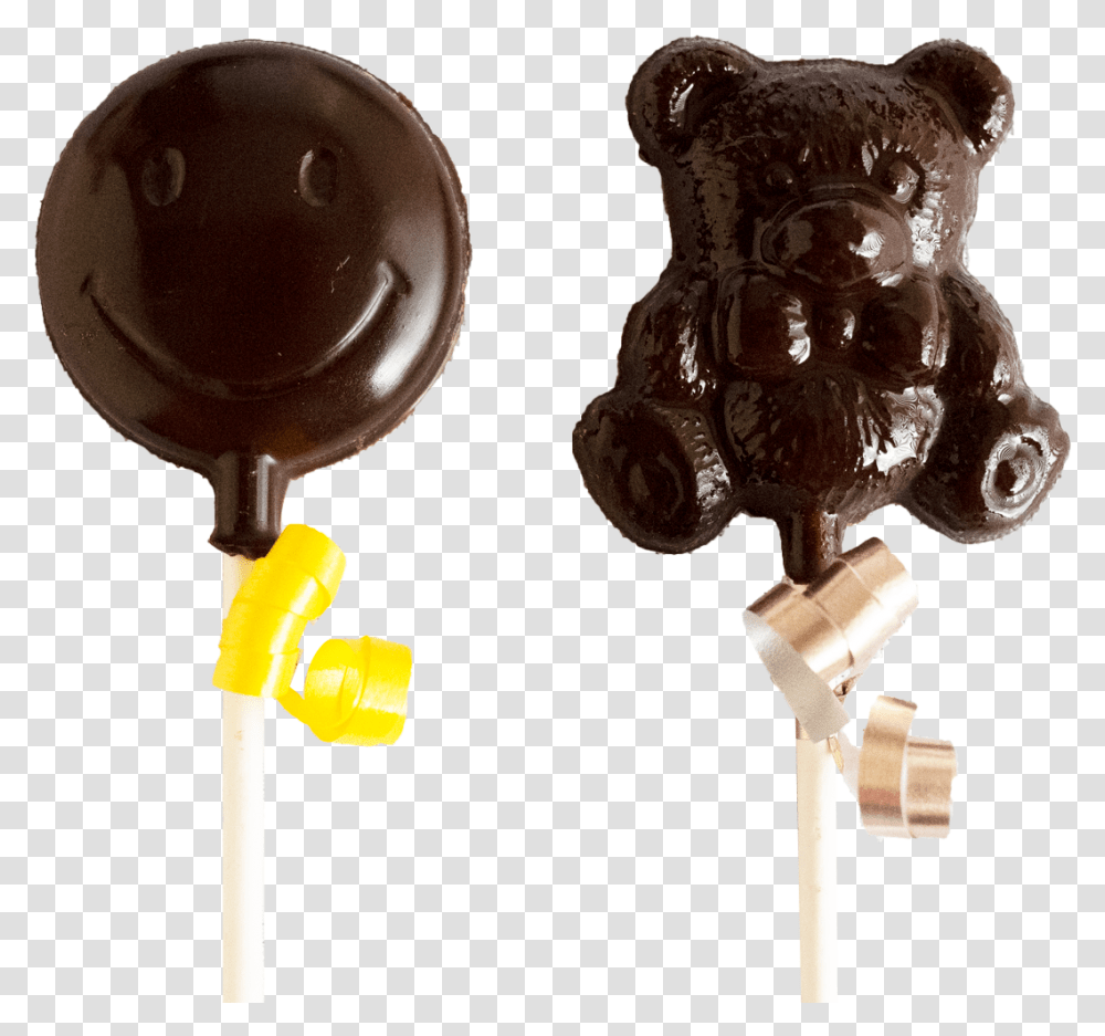 Feel Better Smiley Face Teddy Bear Lollipops Animal Figure, Sweets, Food, Confectionery, Dessert Transparent Png