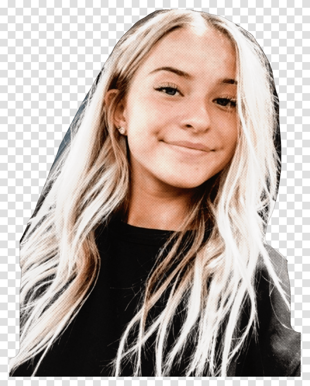 Feel Free To Give This A Crazy Edit Aesthetic Vsco Girls, Face, Person, Human, Dimples Transparent Png