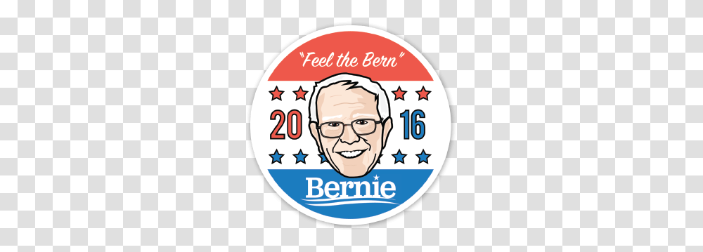 Feel The Bern Badge Feel The Bern Know Your Meme, Label, Sticker, Logo Transparent Png