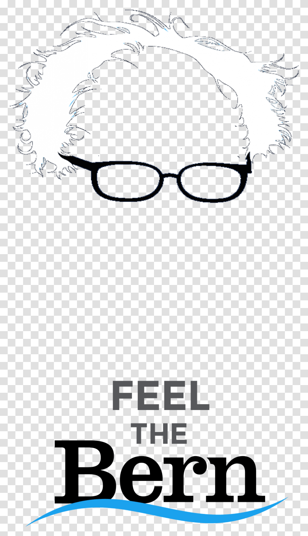 Feel The Bern Snapchat Filters Line Art, Goggles, Accessories, Accessory, Graphics Transparent Png