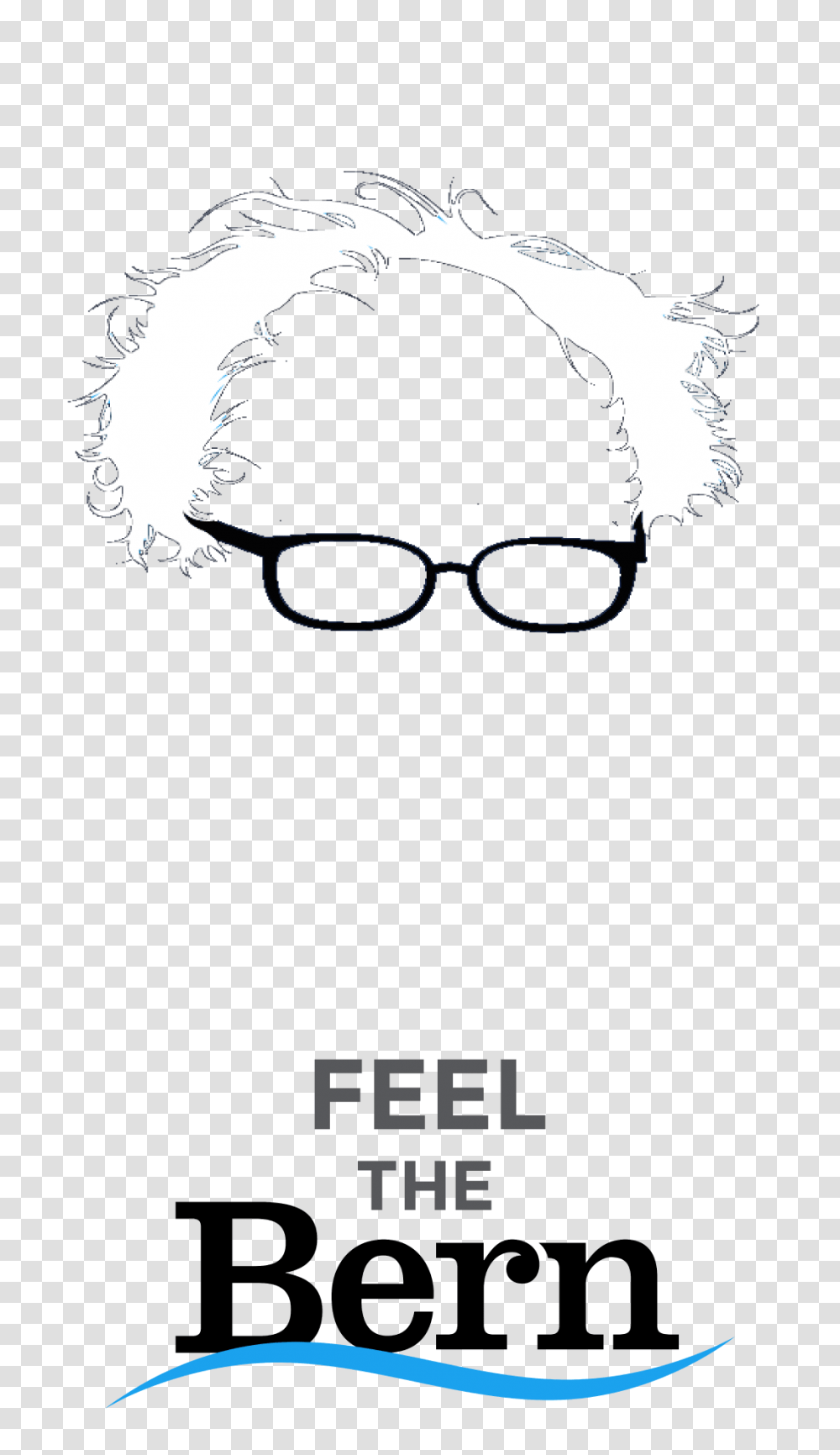 Feel The Bern Snapchat Filters Sandersforpresident, Goggles, Accessories, Accessory, Silhouette Transparent Png