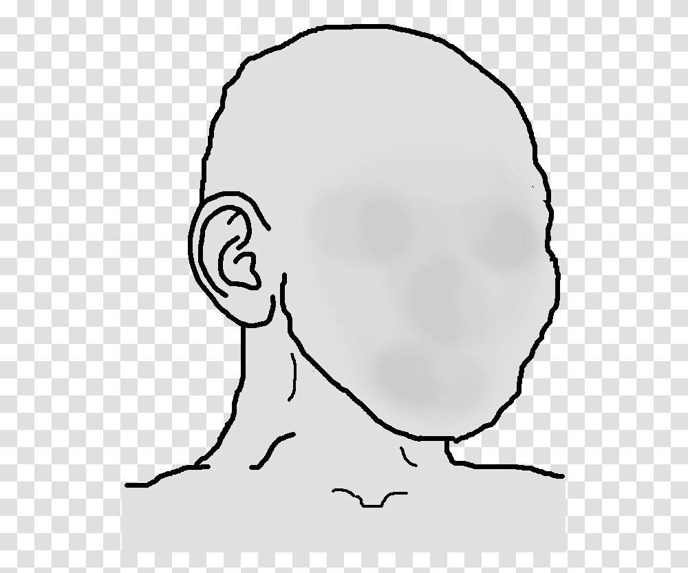 Feel When No Gf, Head, Drawing, Face Transparent Png