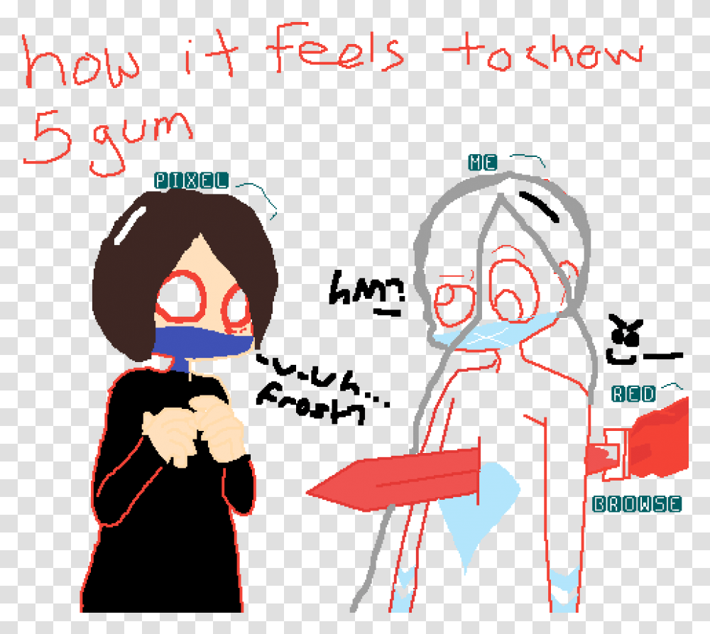 Feels Like To Chew 5 Gum, Label, Poster, Advertisement Transparent Png