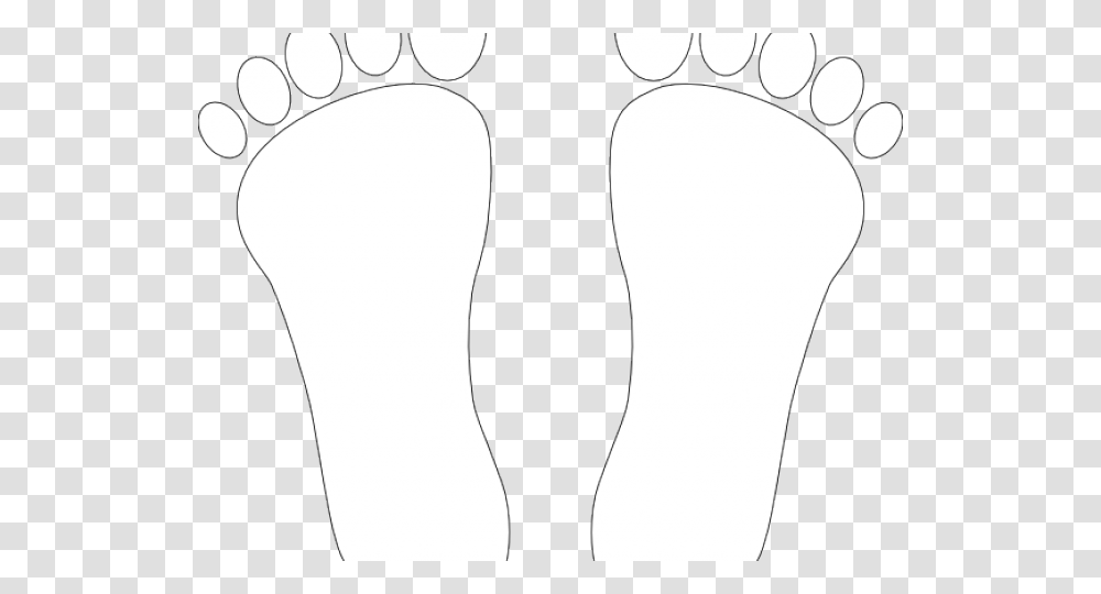 Feet Clipart Black And White, Footprint Transparent Png