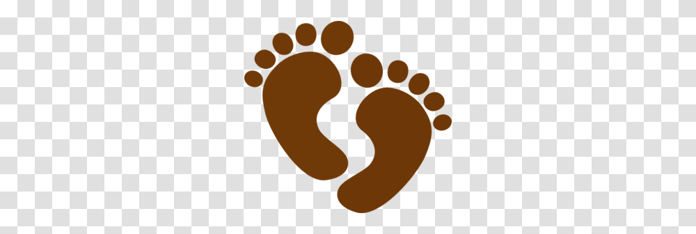 Feet Clipart Brown, Footprint Transparent Png