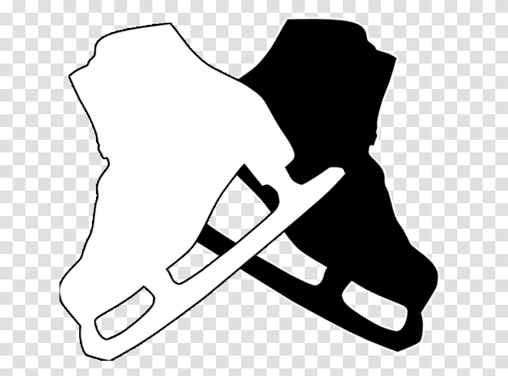 Feet Clipart Ice Skating, Stencil, Hammer, Tool, Photography Transparent Png