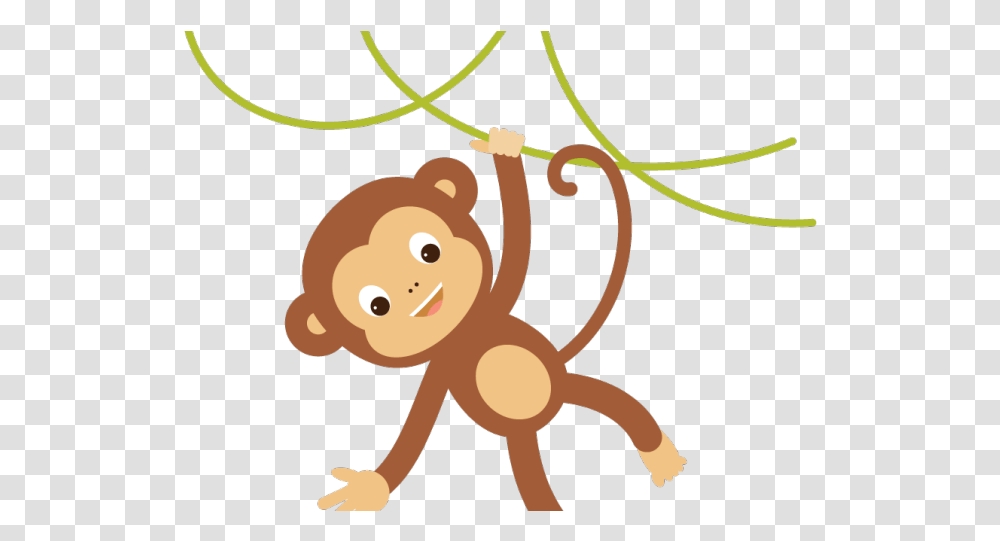 Feet Clipart Monkey Hanging Monkey Clipart, Cupid Transparent Png