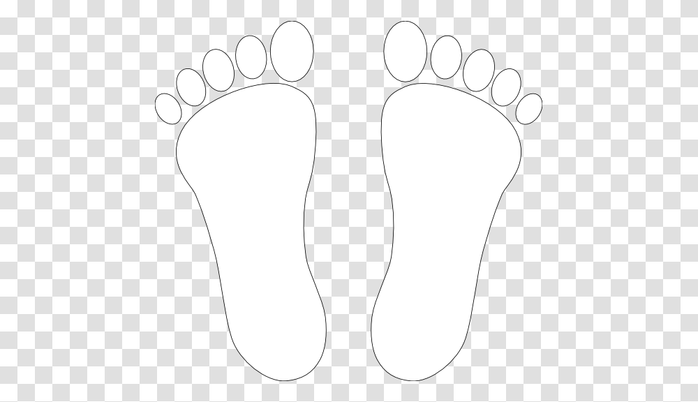 Feet Outline Clip Art, Footprint, Heel Transparent Png