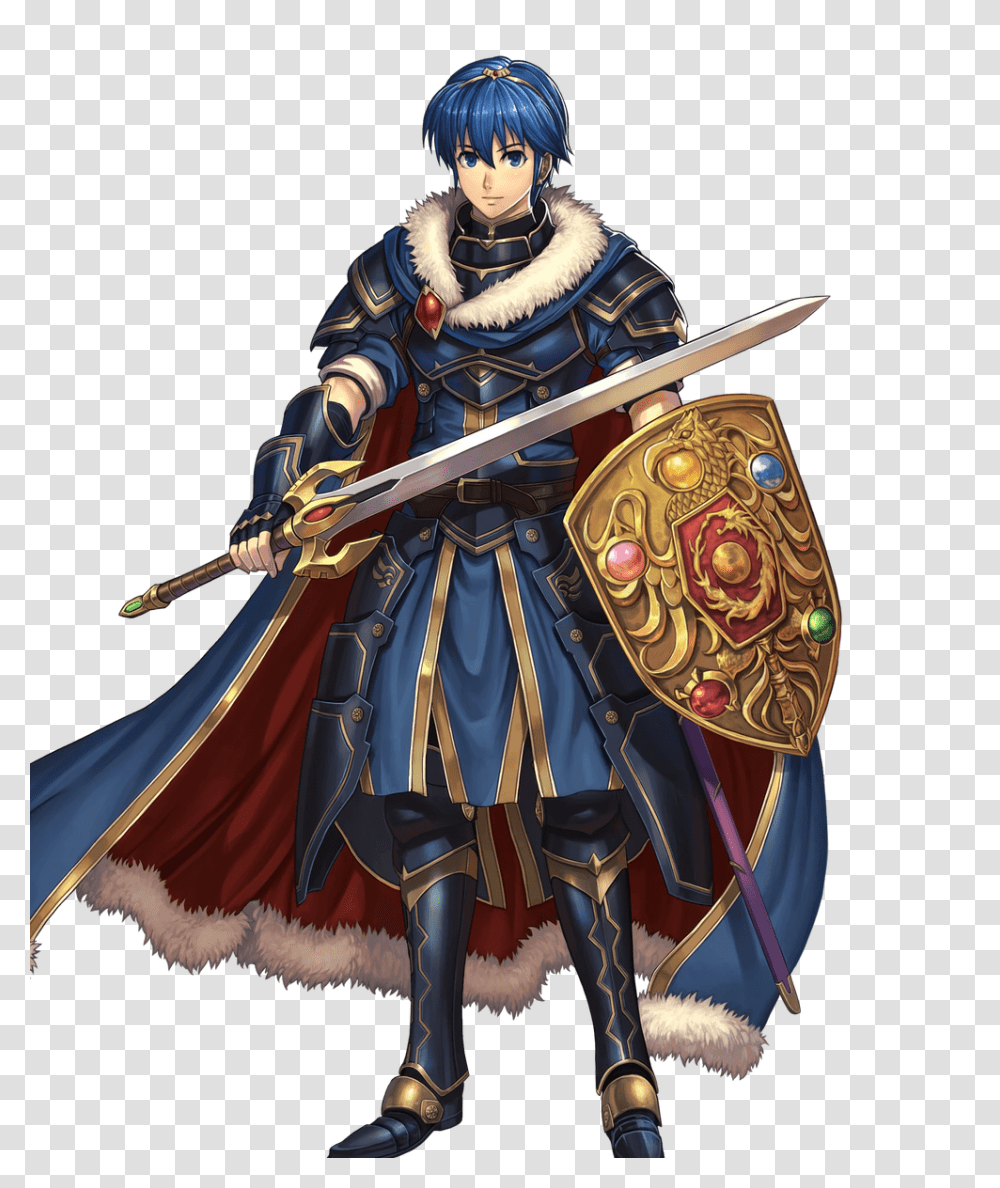 Feheroes News On Twitter Complete Artwork Set For Marth Hero, Person, Human, Samurai, Knight Transparent Png
