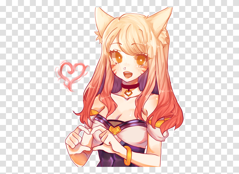 Fei Commissions R Openu203cu203c Kda Ahri Cute Fanart, Manga, Comics, Book, Person Transparent Png