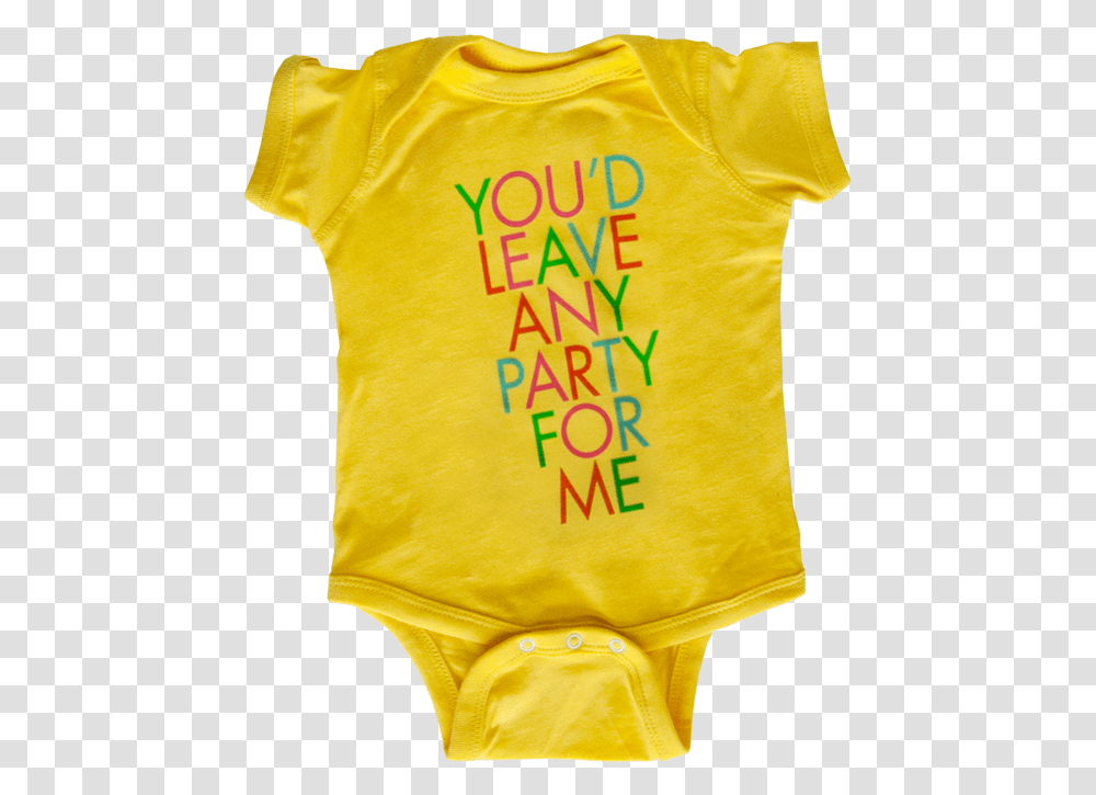Feistyou D Leave Any Party For Me Baby Onesie Maillot, Apparel, T-Shirt, Sleeve Transparent Png