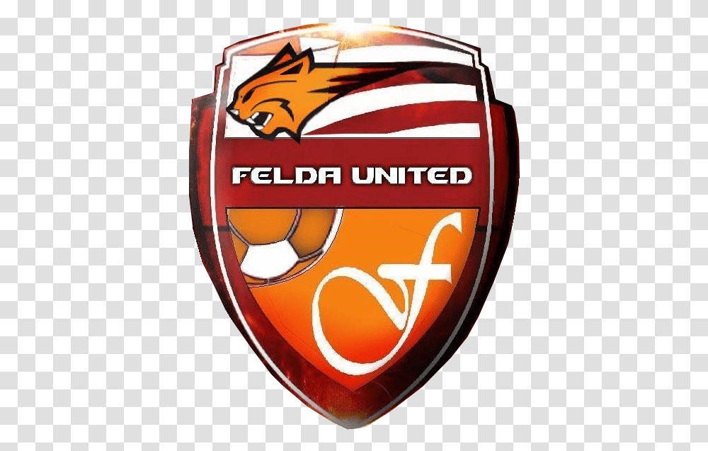 Felda United Logo Image Gentera85 Indie Db Emblem, Symbol, Badge, Label, Text Transparent Png