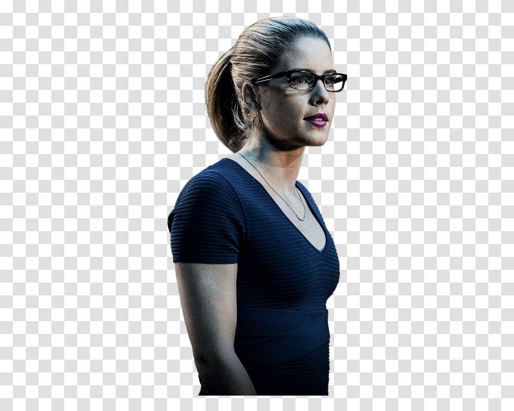 Felicity Smoak And Green Arrow, Person, Sleeve, Face Transparent Png