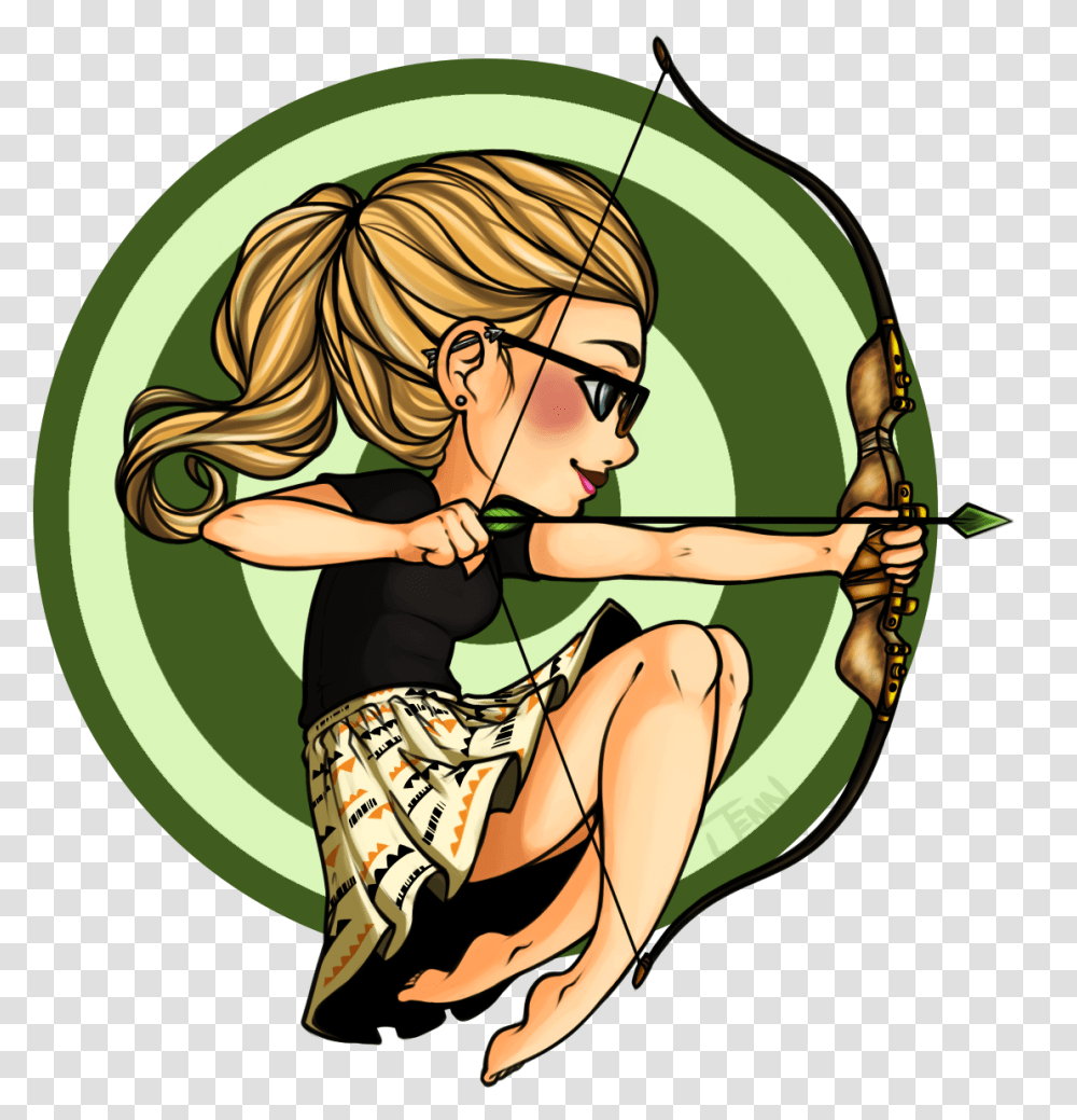 Felicity Smoak Fan Art, Archer, Archery, Sport, Bow Transparent Png