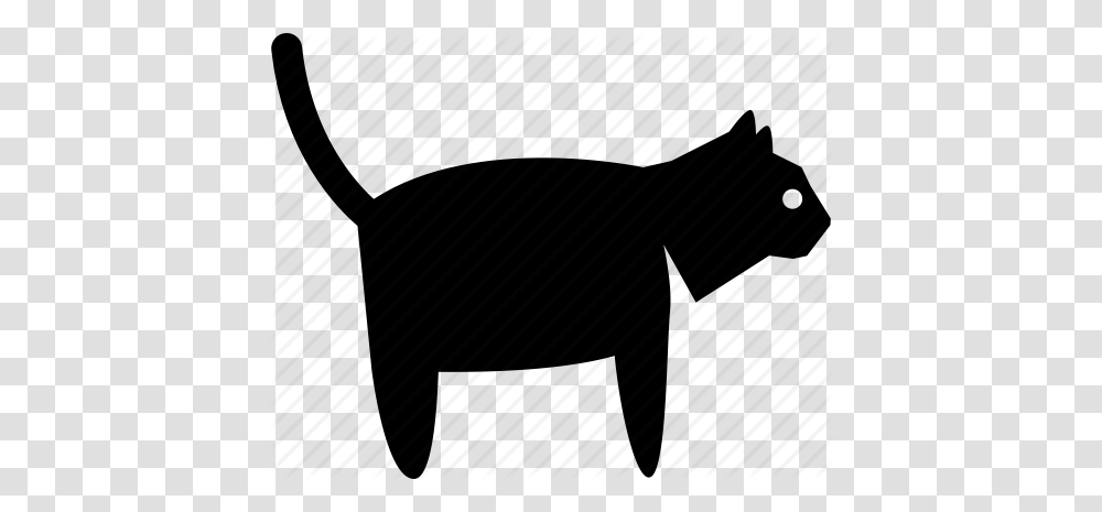 Feline Clipart Side View, Piano, Musical Instrument, Silhouette, Mammal Transparent Png