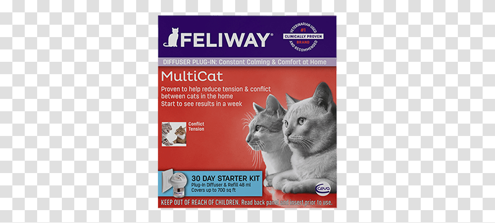 Feliway Multicat Diffuser, Pet, Mammal, Animal, Advertisement Transparent Png