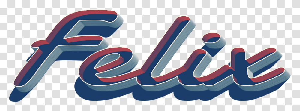 Felix 3d Letter Name Graphic Design, Label Transparent Png