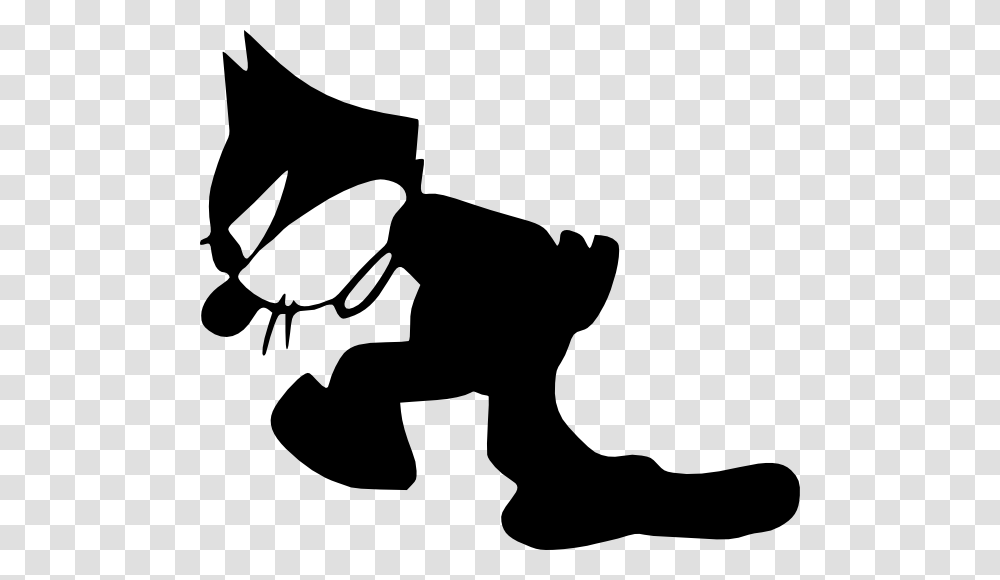 Felix The Cat Clip Art, Silhouette, Person, Human, Stencil Transparent Png