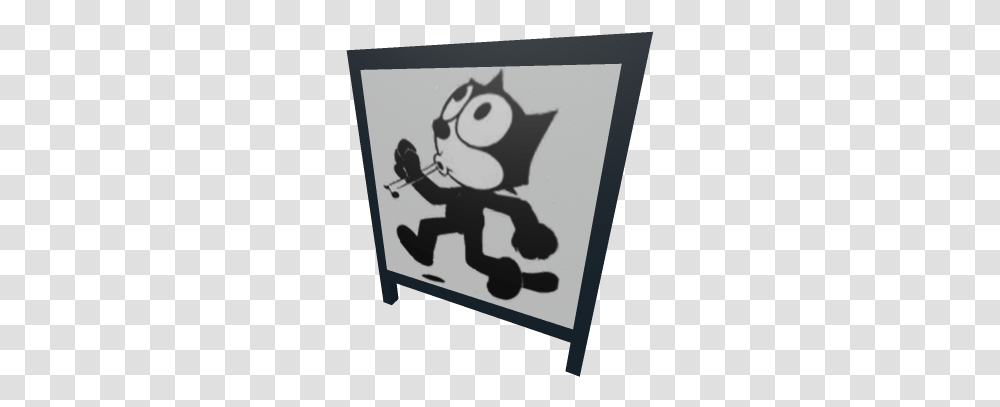 Felix The Cat Roblox Cartoon, Poster, Person, Stencil, Photography Transparent Png